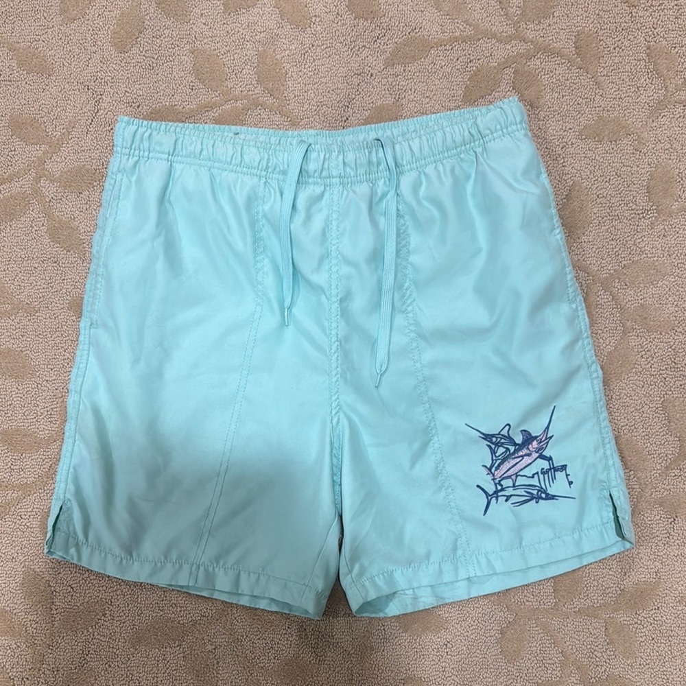 Guy Harvey Blue Swim Shorts‎